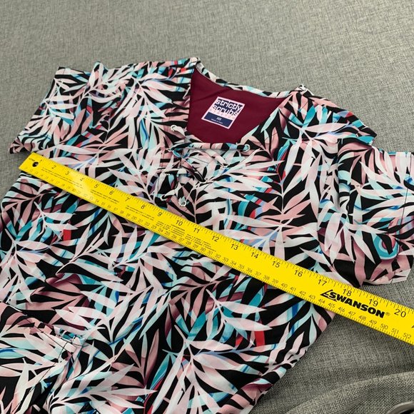 Brand New! Strictly Scrubs Stretch Top Women's XS Multicolor Comfortable Soft - Picture 8 of 13